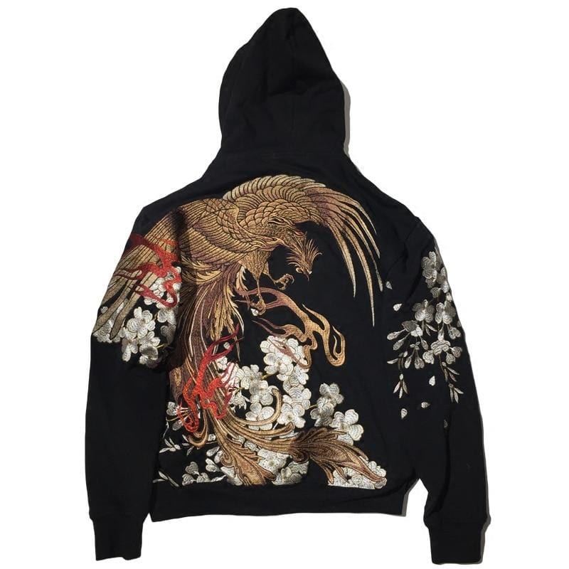 Oversized Limited Edition Bird Graphic Hoodie