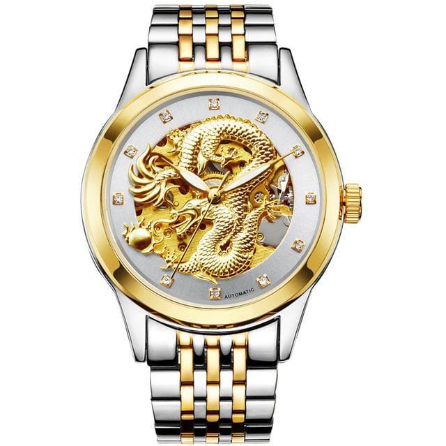 Gold discount dragon watch