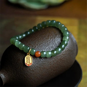 Premium buddha jade bracelet