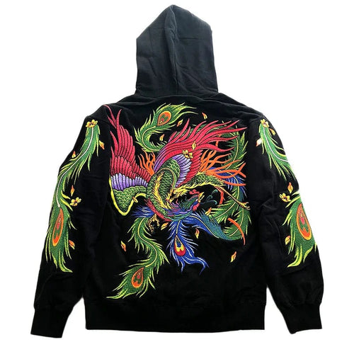 Hyper Premium vibrant phoenix hoodie