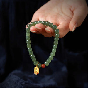 Premium buddha jade bracelet