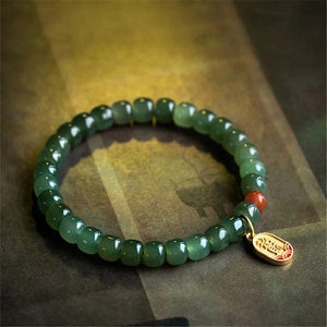 Premium buddha jade bracelet