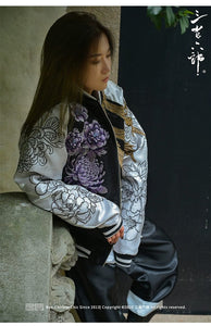 Hyper Premium embroidery dragon phoenix sukajan jacket