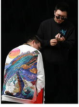 Load image into Gallery viewer, Hyper premium sunset whale waterfall embroidery sweatshirt