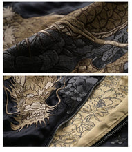 Load image into Gallery viewer, Hyper premium sakura dragon inverse embroidery sukajan jacket