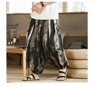 "dekiru" baggy harem pants