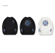 Load image into Gallery viewer, Embroidery miracle flower pattern sweatshirt