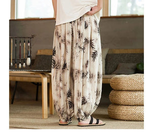 "dekiru" baggy harem pants