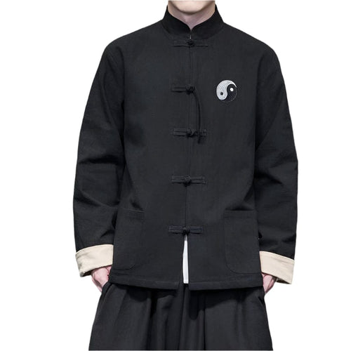 Premium yin yang design Tang Dynasty jacket