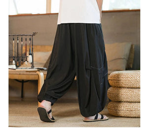 "dekiru" baggy harem pants