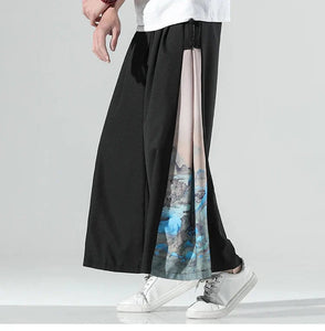 Wide bushido komorebi pants