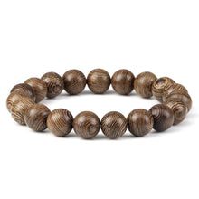 Load image into Gallery viewer, Natural wood buddha bracelet