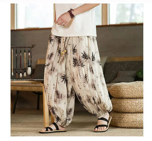 "dekiru" baggy harem pants