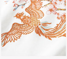 Load image into Gallery viewer, Embroidery sakura phoenix sweatshirt