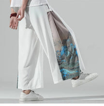 Load image into Gallery viewer, Wide bushido komorebi pants