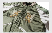 Load image into Gallery viewer, Hyper Premium 2 sided double tiger bird sukajan baseball jacket