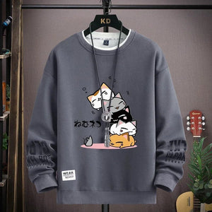 Stacked neko sweatshirt