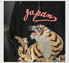 Load image into Gallery viewer, Hyper Premium 2 sided double tiger bird sukajan baseball jacket