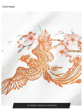 Load image into Gallery viewer, Embroidery sakura phoenix sweatshirt