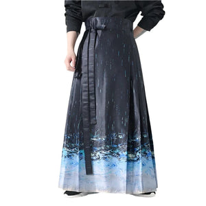 "Rain drops" horse face skirt