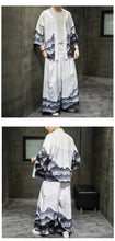 Load image into Gallery viewer, Baggy sansui kimono + bottoms set