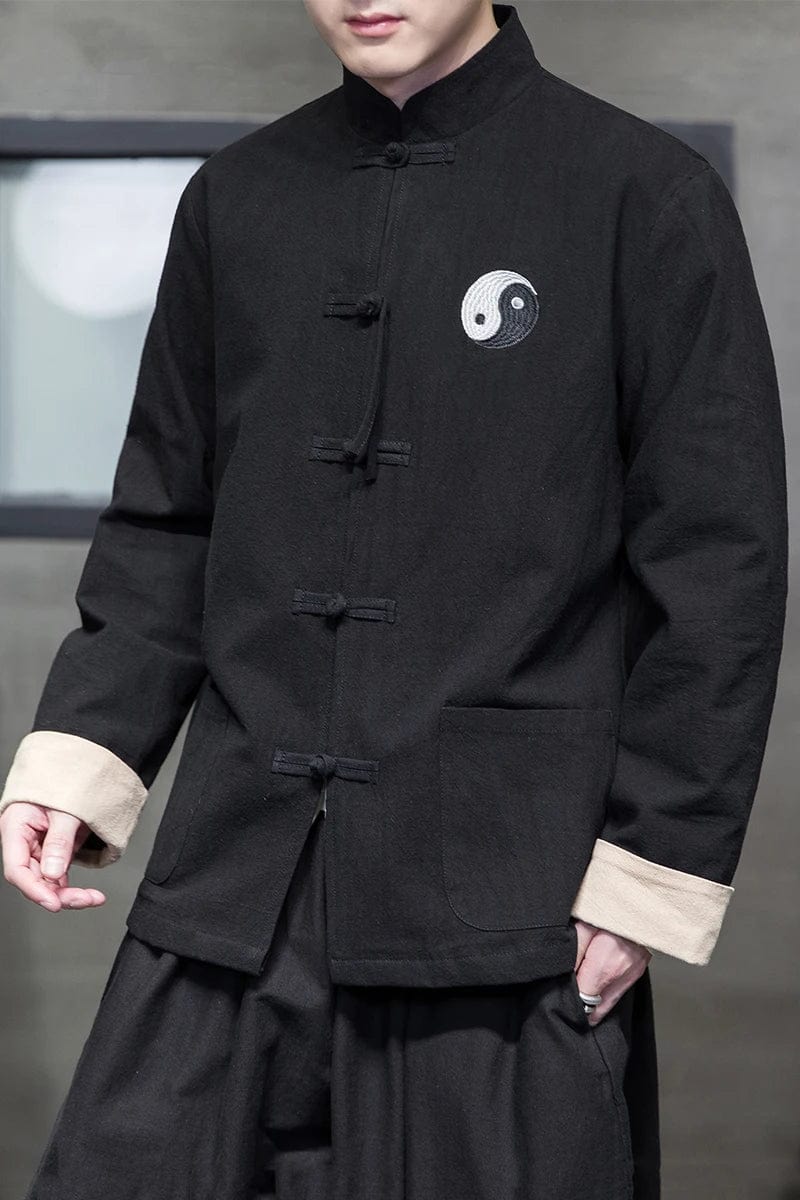 Premium yin yang design Tang Dynasty jacket