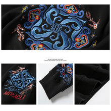 Load image into Gallery viewer, Embroidery miracle flower pattern sweatshirt