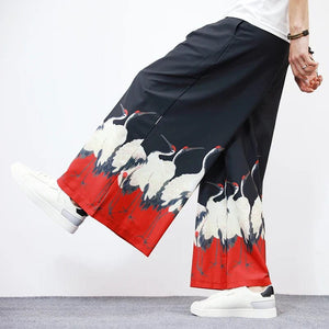 Wide bushido komorebi pants