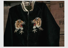 Load image into Gallery viewer, Hyper Premium 2 sided double tiger bird sukajan baseball jacket