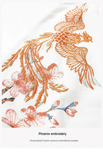 Load image into Gallery viewer, Embroidery sakura phoenix sweatshirt