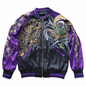 Premium grape purple ogre sukajan jacket