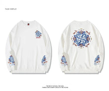 Load image into Gallery viewer, Embroidery miracle flower pattern sweatshirt