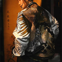 Load image into Gallery viewer, Hyper Premium embroidery dragon phoenix sukajan jacket