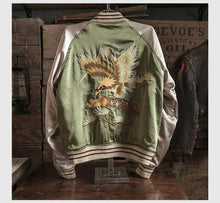 Load image into Gallery viewer, Hyper Premium 2 sided double tiger bird sukajan baseball jacket