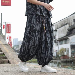 "dekiru" baggy harem pants