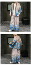 Load image into Gallery viewer, Baggy sansui kimono + bottoms set