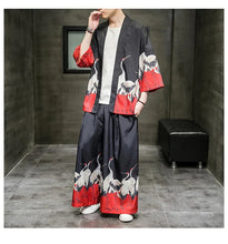 Load image into Gallery viewer, Baggy sansui kimono + bottoms set