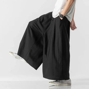 Wide bushido Kogarashi pants