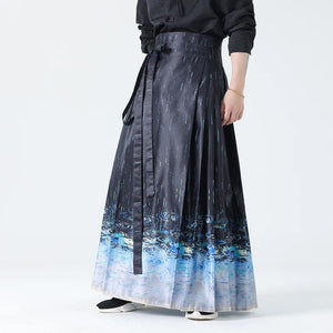 "Rain drops" horse face skirt