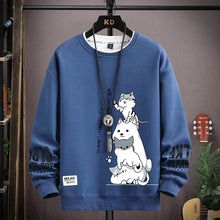 Load image into Gallery viewer, Anime style animal sweatshirt