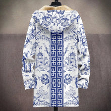 Load image into Gallery viewer, Mosaic long trench jacket
