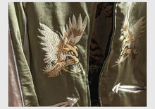 Load image into Gallery viewer, Hyper Premium 2 sided double tiger bird sukajan baseball jacket