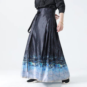 "Rain drops" horse face skirt