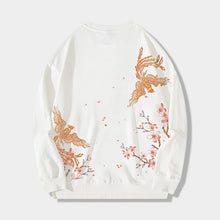 Load image into Gallery viewer, Embroidery sakura phoenix sweatshirt