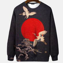 Load image into Gallery viewer, Koi wave Japanese themed graphics sweatshirt