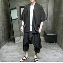 Load image into Gallery viewer, &quot;sore&quot; kimono set top + bottoms