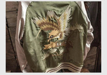 Load image into Gallery viewer, Hyper Premium 2 sided double tiger bird sukajan baseball jacket