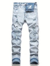 Load image into Gallery viewer, Vintage &quot;karada&quot; ragged denim jeans