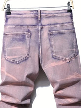 Load image into Gallery viewer, Vintage &quot;karada&quot; ragged denim jeans