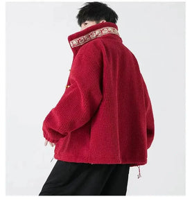 "Shīgu" wool Tang Dynasty jacket